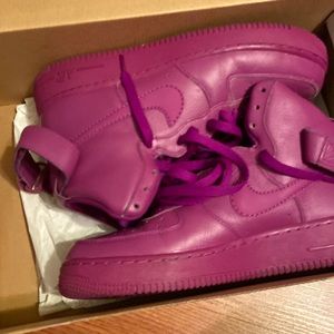 Mid purple Air Force ones